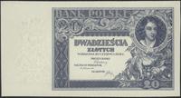 20 złotych 20.06.1931, bez poddruku i numeracji 