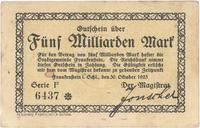 5 miliardów marek 30.10.1923, Seria F, numeracja