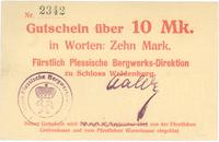 10 marek ważne do 20 10.1914, Fürstlich Plessisc
