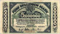 5 milionów marek 18.08.1923, numer seryjny z *
