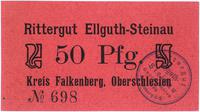 50 fenigów, Rittergut Ellguth-Steinau, pieczęć, 