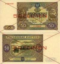 50 złotych 15.05.1946, WZÓR, nadruk SPECIMEN