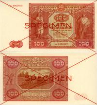 100 złotych 15.05.1946, WZÓR, nadruk SPECIMEN