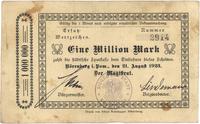 1 milion marek 21.08.1923, pieczęć magistratu i 