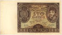 100 złotych 09.11.1934, seria BN. znak wodny +X+