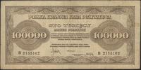 100.000 marek polskich 30.08.1923, seria B, Miłc