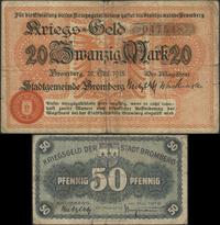 kriegs-gelg na 50 fenigów i 20 marek 05.1919 i 2