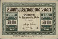 500.000 marek 9.08.1923, niewielkie plamki