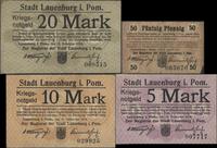 50 fenigów, 5, 10 i 20 marek 2.01.1917 i 15.11.1