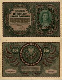 500 marek polskich 23.08.1919, II Serja AO, No 0
