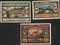 10, 25 i 50 fenigów 1921, razem 3 sztuki