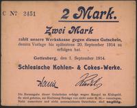 2 marki, ważny od 01.09.1914 do 20.09.1914