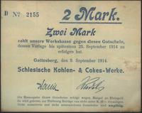 2 marki, ważny od 9.09.1914 do 25.09.1914
