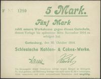 5 marek, ważny od 30.10.1914 do połowy listopada