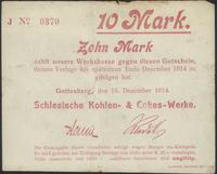10 marek, ważne od 15.12.1914 do końca grudnia 1