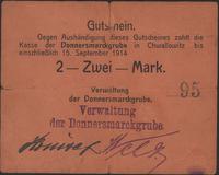 2 marki, ważne do 15.09.1914