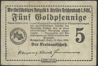 5 fenigów w złocie 19.11.1923