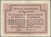 1 marka w złocie 1.11.1923