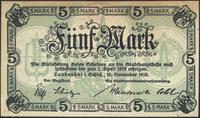 5 marek, ważne od 14.11.1918 do 1.04.1919