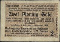 2 goldfenigi 1.11.1923
