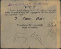 2 marki, ważny do 15.09.1914