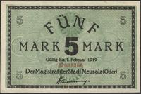 5 marek, ważne do 1.02.1919