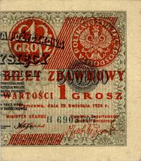 1 grosz 28.04.1924, seria H, Miłczak 42cP