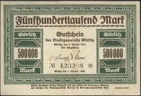 500.000 marek, ważne od 9.08.1923 do 1.10.1923