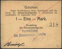 1 marka, ważne do 15.08.1914, podpis i faksymile