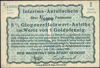 1 goldfenig 1.11.1923, wewnętrzny kupon udziałow