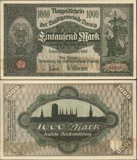 1.000 marek 15.03.1923, banknot pięknie zachowan