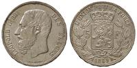 5 franków 1869, srebro 25.01 g, bardzo ładne, Da