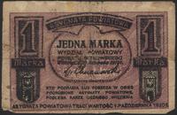 bon na 1 markę 29.11.1919, Podczaski P-033.2