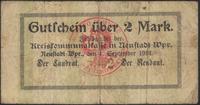bon na 2 marki 1.09.1914, na stronie głównej pie
