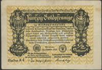 bon na 1/2 goldmarki 26.10.1923, seria A4, poddr