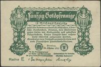 bon na 1/2 goldmarki 26.10.1923, seria E, poddru