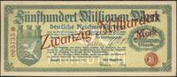 20 miliardów marek 1923, nadruk na banknocie 500