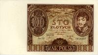 100 złotych 9.11.1934, seria C.D., Miłczak 74c