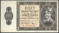 1 złoty 1.10.1938, seria IL, bardzo ładny, ale p