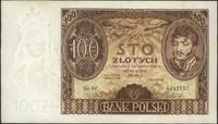 100 złotych 9.11.1934, seria AV., znak wodny +X+