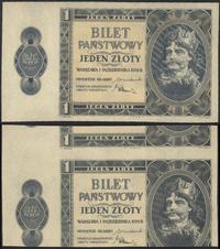 1 złoty 1.10.1938, na stronie odwrotnej powtórzo