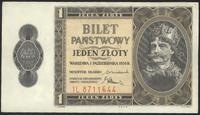 1 złoty 1.10.1938, seria IL, po konserwacji, zaf