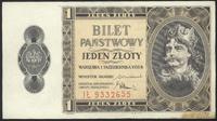 1 złoty 1.10.1938, seria IŁ, po konserwacji, zaf