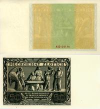 50 złotych 11.11.1936, Seria AD, awers bez główn