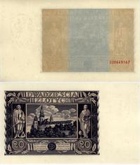 20 złotych 11.11.1936, Seria DD, na stronie głów