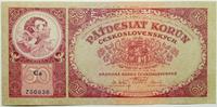 50 koron 1.10.1929, seria Ca, perforacja SPECIME