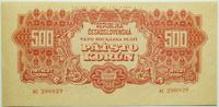 500 koron 1944, seria AC, perforacja SPECIMEN, B