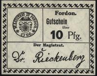 10 fenigów (1918), odmiana z węższym marginesem,