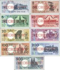 zestaw banknotów z serii "miasta polskie" 1.03.1