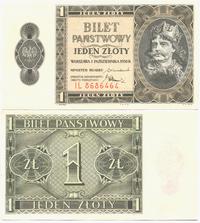 1 złoty 1.10.1938, seria IL, na dolnym marginesi
